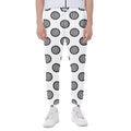 Dartboard Pattern Print Joggers