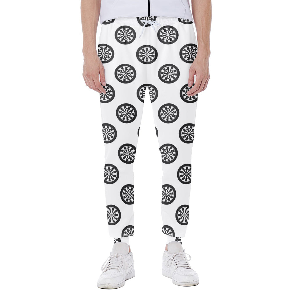 Dartboard Pattern Print Scuba Joggers
