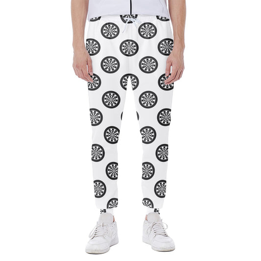 Dartboard Pattern Print Scuba Joggers