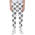 Dartboard Pattern Print Scuba Joggers