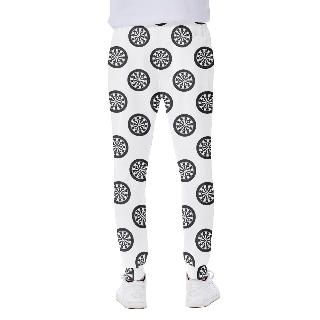 Dartboard Pattern Print Scuba Joggers
