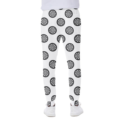Dartboard Pattern Print Scuba Joggers