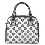 Dartboard Pattern Print Shoulder Handbag
