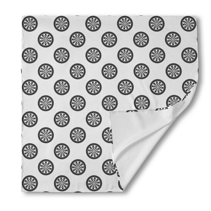 Dartboard Pattern Print Silk Bandana