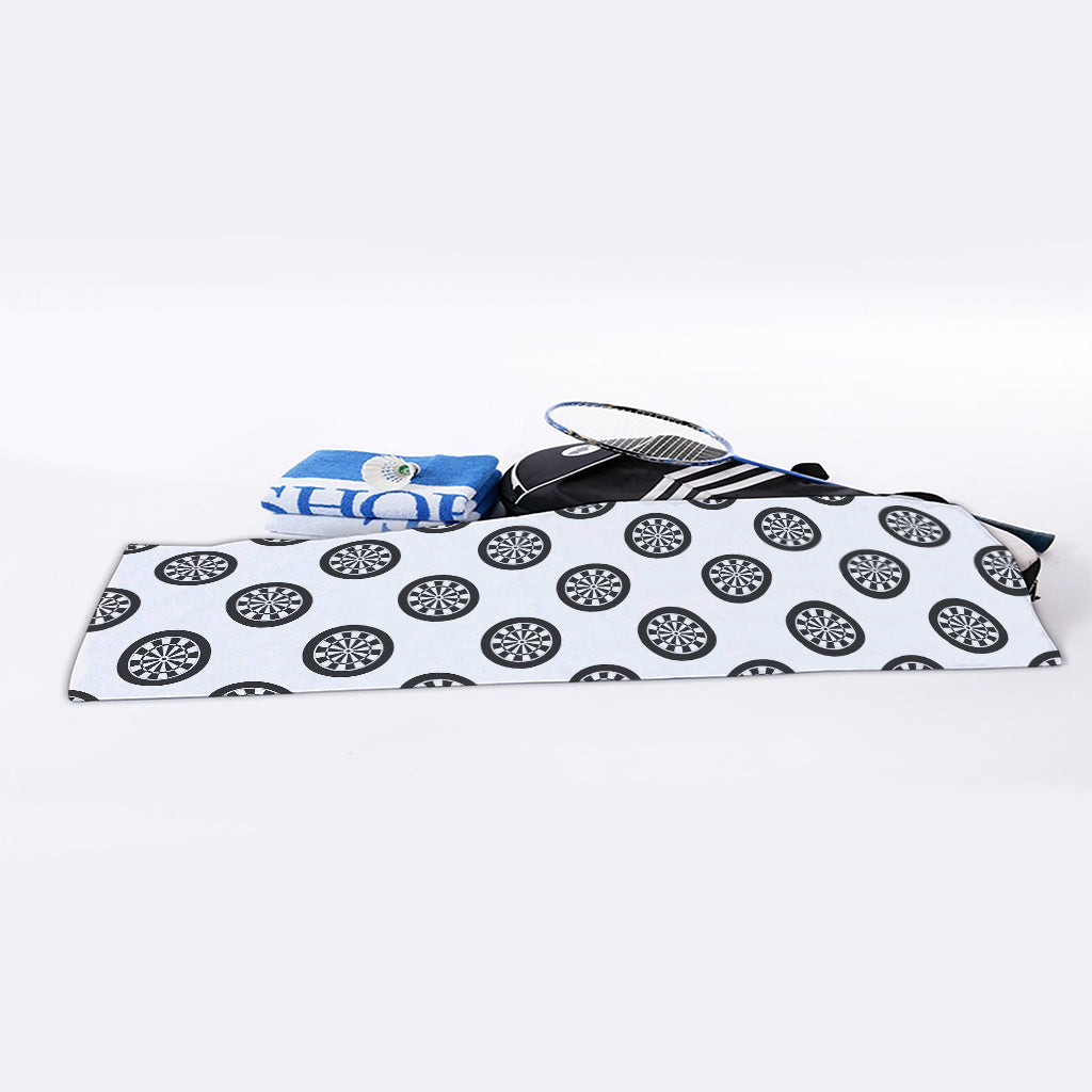 Dartboard Pattern Print Sports Towel