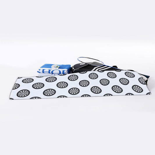 Dartboard Pattern Print Sports Towel