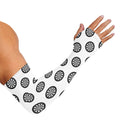 Dartboard Pattern Print Sun Protection Arm Sleeves