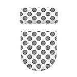 Dartboard Pattern Print Toilet Lid And Tank Cover Set