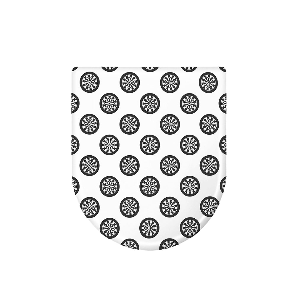Dartboard Pattern Print Toilet Lid Cover
