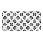 Dartboard Pattern Print Towel
