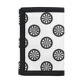 Dartboard Pattern Print Trifold Wallet