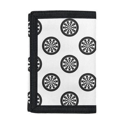 Dartboard Pattern Print Trifold Wallet