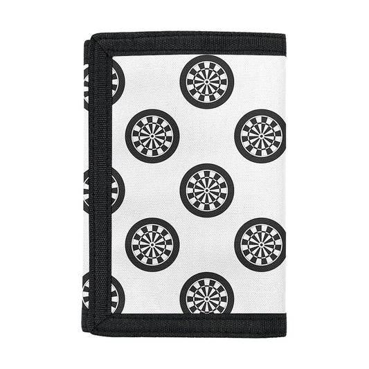 Dartboard Pattern Print Trifold Wallet