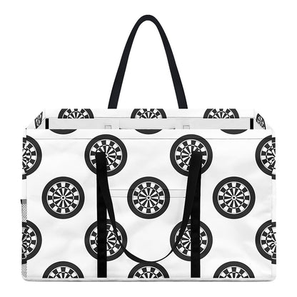 Dartboard Pattern Print Utility Tote Bag