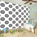 Dartboard Pattern Print Wall Sticker