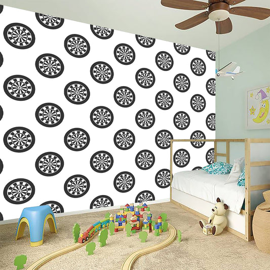Dartboard Pattern Print Wall Sticker