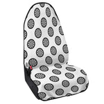 Dartboard Pattern Print Waterproof Car Seat Cover