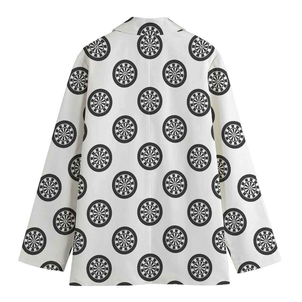 Dartboard Pattern Print Women's Blazer