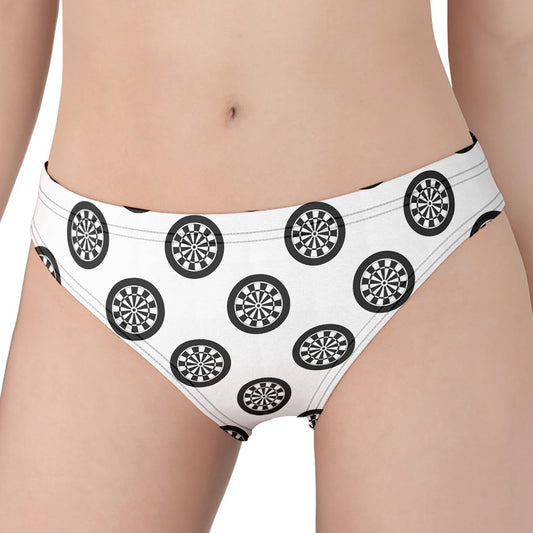 Dartboard Pattern Print Women's Panties