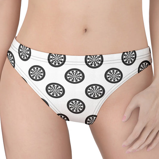Dartboard Pattern Print Women's Thong