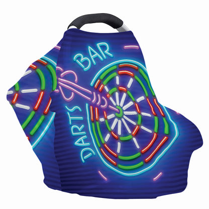 Darts Bar Sign Print Baby Seat Cover