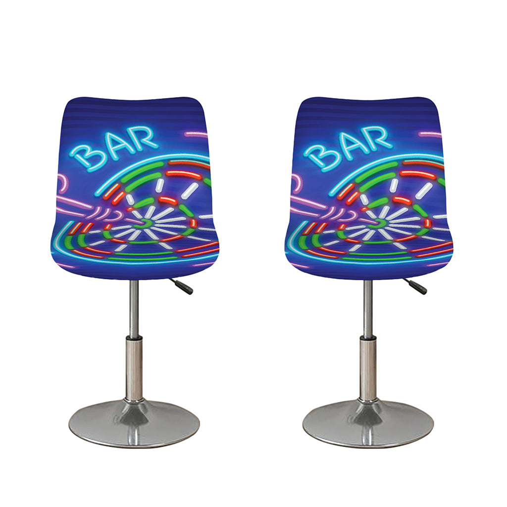 Darts Bar Sign Print Bar Stool Covers