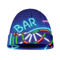 Darts Bar Sign Print Beanie