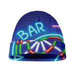 Darts Bar Sign Print Beanie