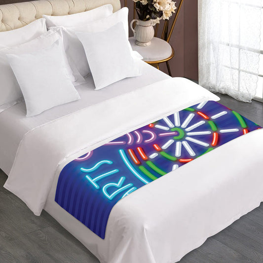 Darts Bar Sign Print Bed Runner