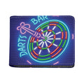 Darts Bar Sign Print Bifold Wallet