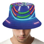 Darts Bar Sign Print Bucket Hat