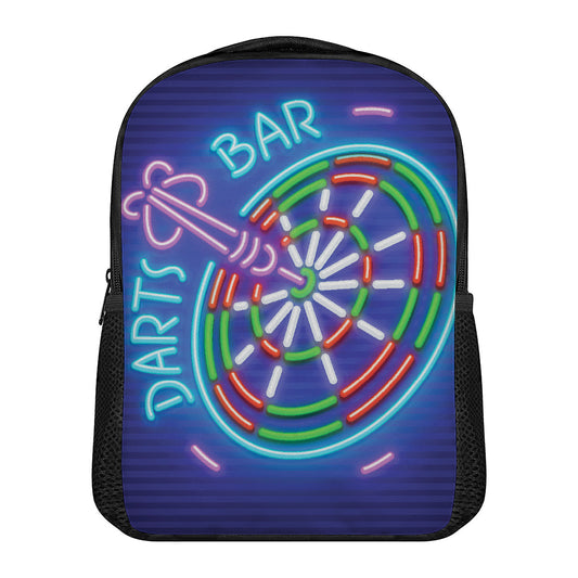 Darts Bar Sign Print Casual Backpack