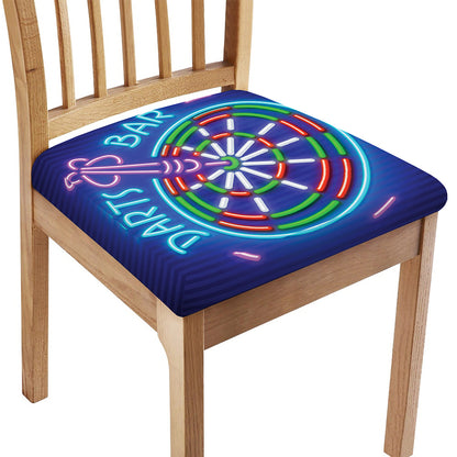 Darts Bar Sign Print Chair Cushion Cover