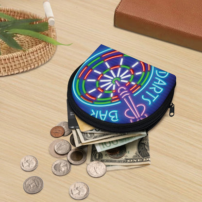 Darts Bar Sign Print Coin Purse