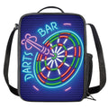 Darts Bar Sign Print Crossbody Lunch Bag
