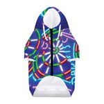 Darts Bar Sign Print Dog Zip Up Hoodie