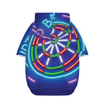 Darts Bar Sign Print Dog Zip Up Hoodie