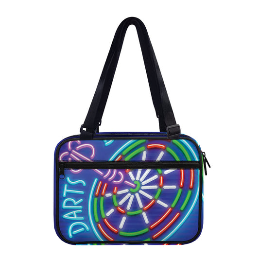 Darts Bar Sign Print Double Strap Bible Bag