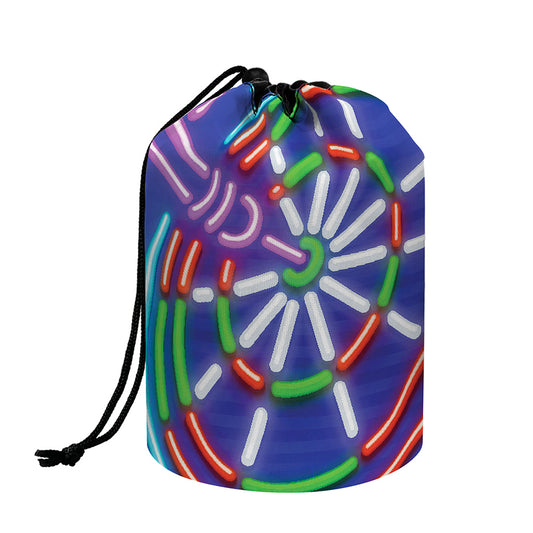 Darts Bar Sign Print Drawstring Makeup Bag