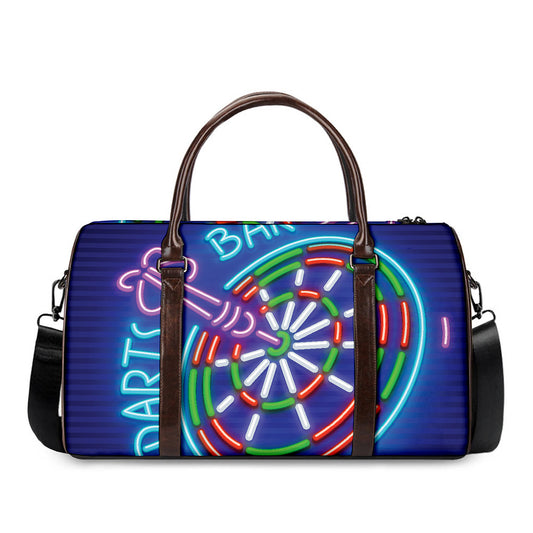 Darts Bar Sign Print Duffle Bag