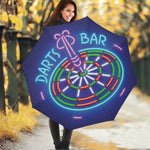 Darts Bar Sign Print Foldable Umbrella