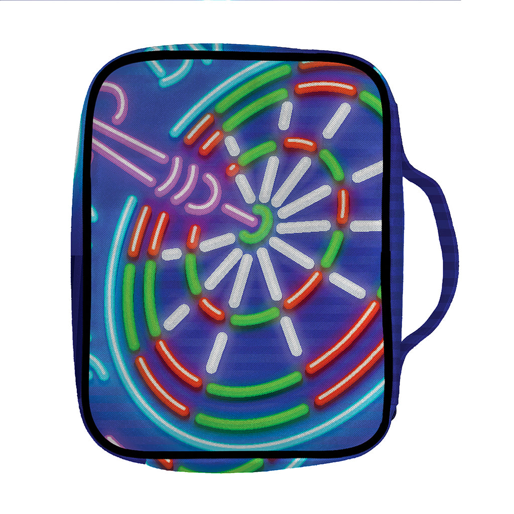 Darts Bar Sign Print Front Pocket Bible Bag