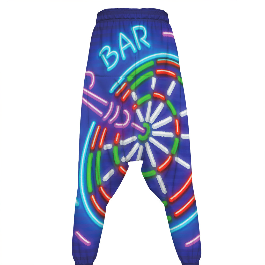 Darts Bar Sign Print Hammer Pants