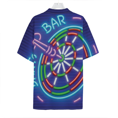 Darts Bar Sign Print Hawaiian Shirt