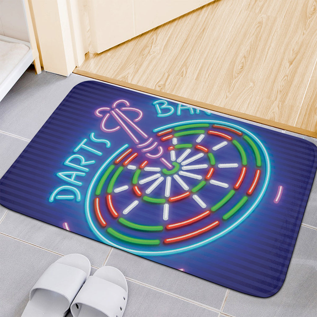Darts Bar Sign Print Indoor Door Mat
