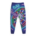 Darts Bar Sign Print Jogger Pants