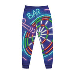 Darts Bar Sign Print Jogger Pants