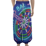 Darts Bar Sign Print Lantern Pants