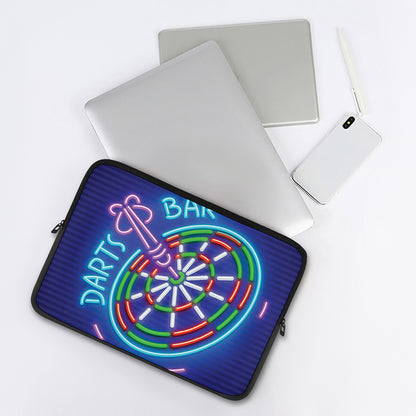 Darts Bar Sign Print Laptop Sleeve