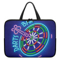 Darts Bar Sign Print Laptop Sleeve With Handle